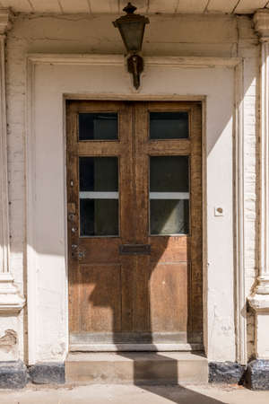Old door in Durham - United Kingdom - Vintage english architectureのeditorial素材