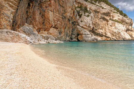 Cala Mariolu famous beach.の写真素材