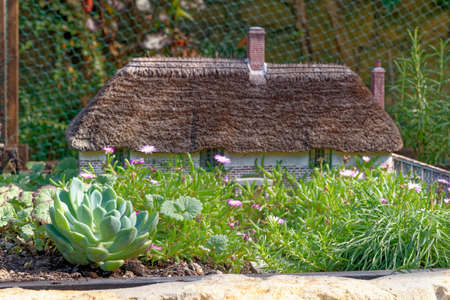 The Famous Model Village in Bourton on the Water, Cotswolds Gloucestershire, England. Photo taken on 26th of August 2019のeditorial素材