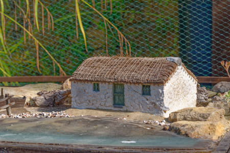 The Famous Model Village in Bourton on the Water, Cotswolds Gloucestershire, England. Photo taken on 26th of August 2019のeditorial素材