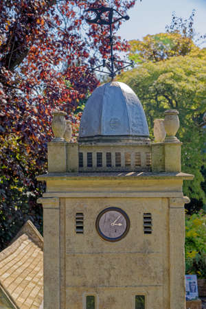 The Famous Model Village in Bourton on the Water, Cotswolds Gloucestershire, England. Photo taken on 26th of August 2019のeditorial素材