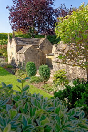 The Famous Model Village in Bourton on the Water, Cotswolds Gloucestershire, England. Photo taken on 26th of August 2019のeditorial素材