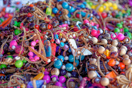 Handmade Jewellery on street market in Varadero - Cuba