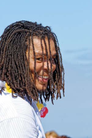 Grady Champion performs at the stage of Blues Cruise on board the cruise ship MS Zaandam - 18th of...