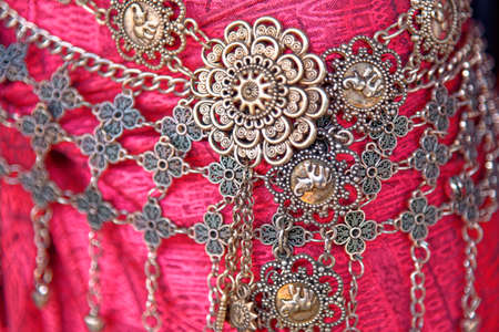 Close up of a hand made jewellery in street market - Bangkok - Thailand