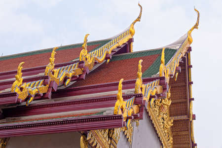 The Royal Pantheon in the historical Buddhist temple grounds of Wat Phra Kaew and the Grand Palace in central Bangkok Thailandのeditorial素材
