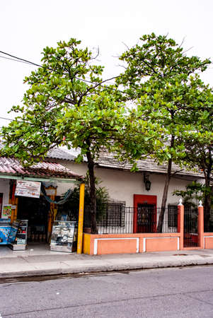 Street scene in Old Town - Cartagena de Indias - Colombia. 26th of April 2011