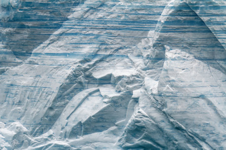 Antarctica - Shapes And Textures Of Icebergs - Extremely Closeup