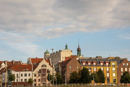 View and architecture of Szczecin.