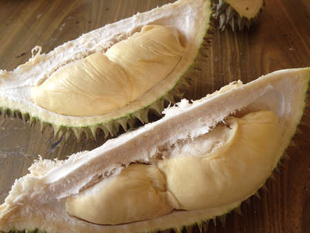 Yellow durian fruit