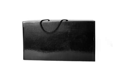 shopping paper bag isolated on white background