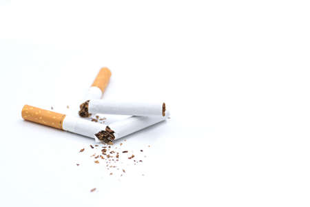 broken cigaretteの写真素材