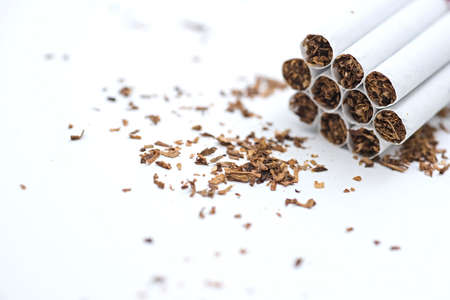 Broken cigarettesの写真素材