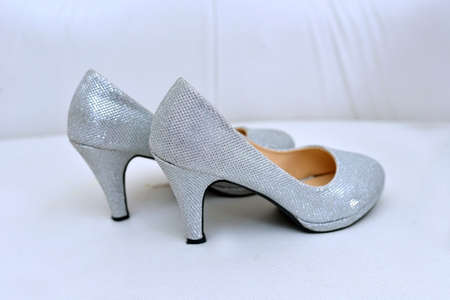 modern design of Wedding shoesの写真素材