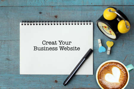 Create Your Business Websiteの写真素材