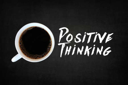 Positive thinking conceptの写真素材