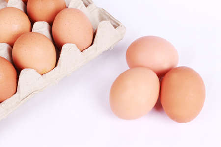 Chicken Egg Isolated on white background