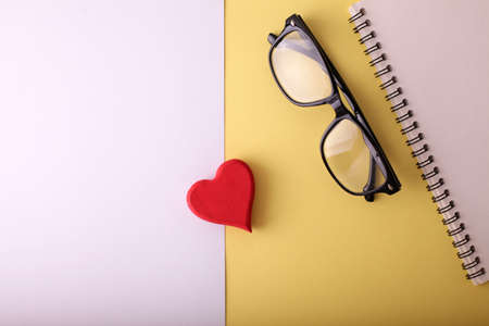 blank notebook with copy spaceの写真素材