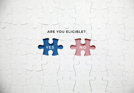 Missing jigsaw puzzle piece with words Are you ready for a new jobの写真素材