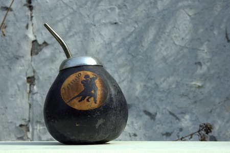 Still life with yerba mate.の写真素材