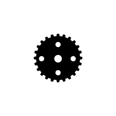 Gear icon logo, vector design illustrationsのイラスト素材