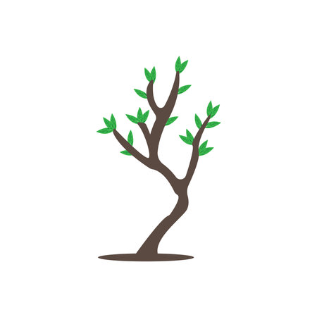 Tree  icon logo, vector design illustrationのイラスト素材