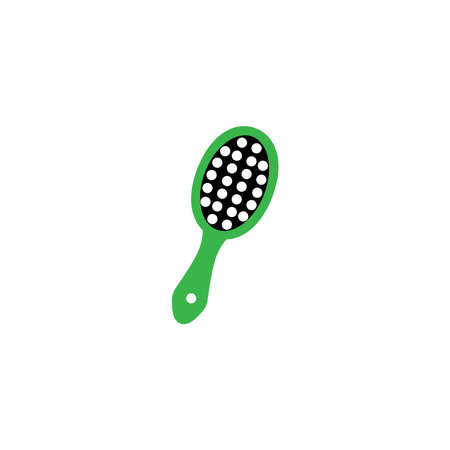 Comb icon logo, vector design illustrationのイラスト素材