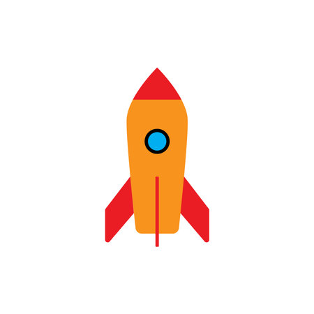 Rocket logo icon vector templateのイラスト素材
