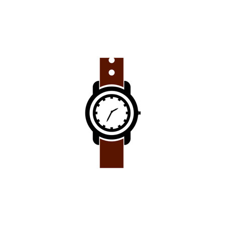 Watches icon logo, vector design illustrationのイラスト素材