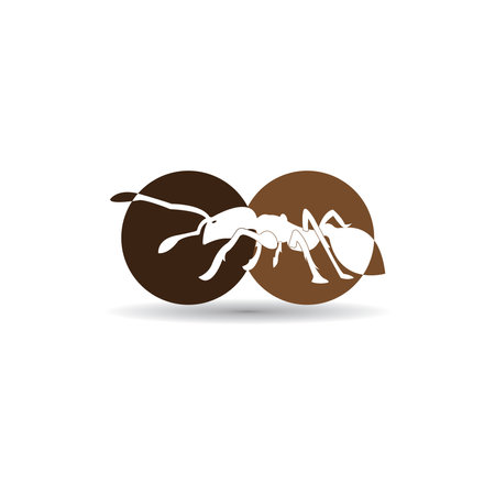 Ant Logo template vector illustration designのイラスト素材