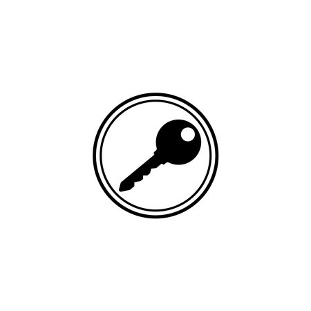 Key vector icon illustration template designのイラスト素材