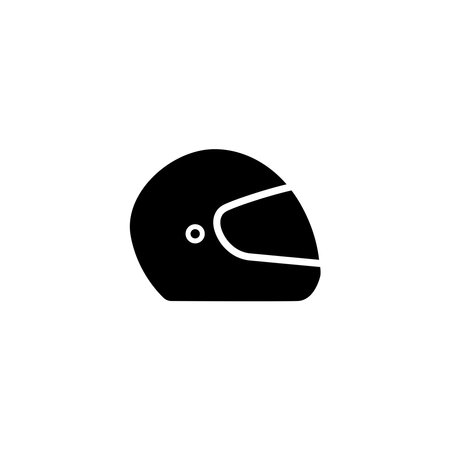 Helmet simple vector icon illustration designのイラスト素材