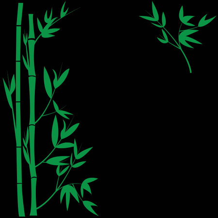 Bamboo logo vector icon illustration designのイラスト素材