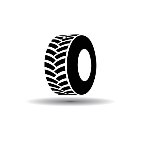 car tires icon logo vector design templateのイラスト素材