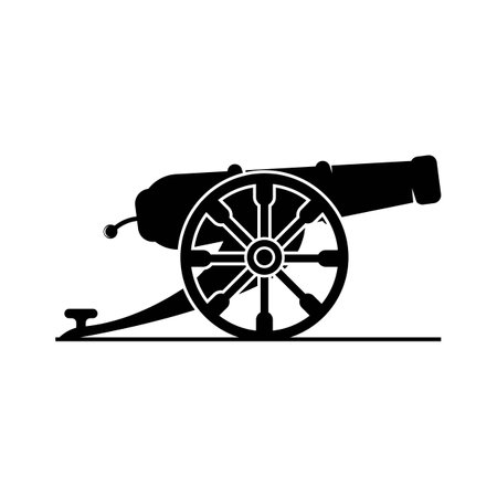 cannon logo vector design template illustrationのイラスト素材