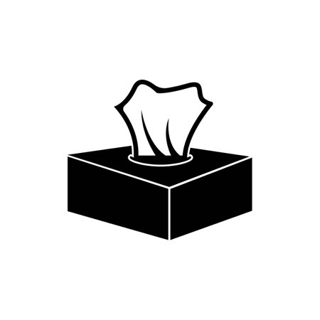 Tissue icon vector design illustration backgroundのイラスト素材