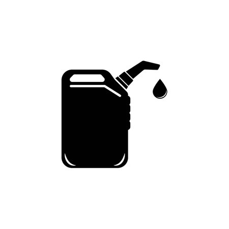 Oil canister icon, gasoline icons vector. Simple illustration of icon vector icons of oil canister oil vector icons for web refueling vector iconsのイラスト素材