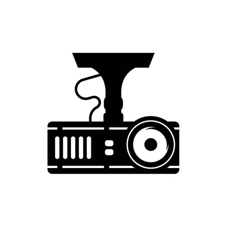 Modern projector machine. icon vector illustration designのイラスト素材