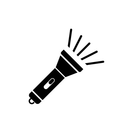 Flashlight icon vector illustration designのイラスト素材