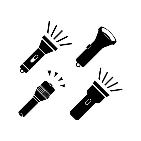 Flashlight icon vector illustration designのイラスト素材