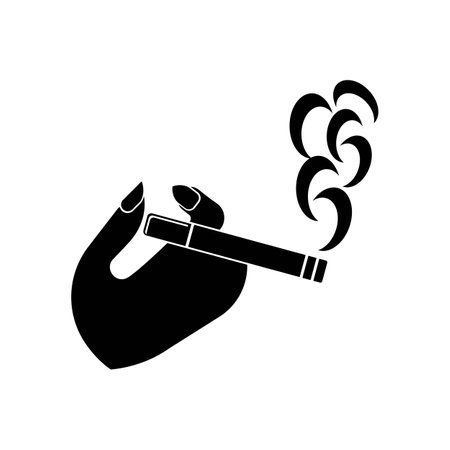 Cigarette place and no smoking symbol,icon vector illustration design template.のイラスト素材