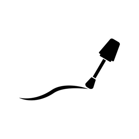 Nail polish symbol icon,illustration design template.のイラスト素材