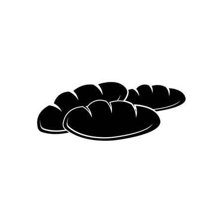 Bread Icon symbol ,illustration design template.のイラスト素材
