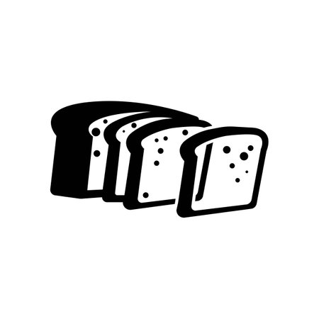Bread Icon symbol ,illustration design template.のイラスト素材