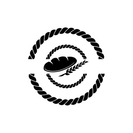 Bakery shop logo icon symbol ,illustration design template.のイラスト素材