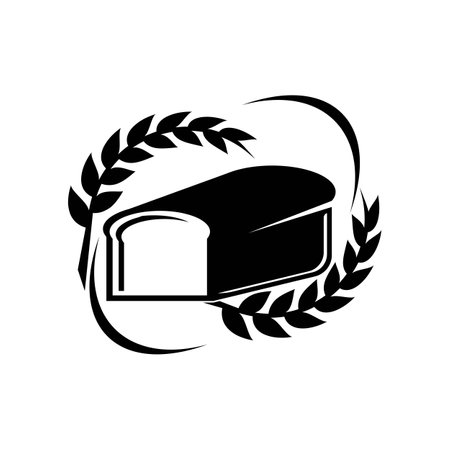 Bakery shop logo icon symbol ,illustration design template.のイラスト素材