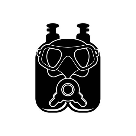 Diving goggles icon symbol,illustration design template.のイラスト素材