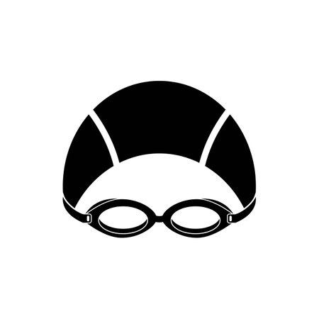 Swimming goggles icon symbol,illustration design template.のイラスト素材