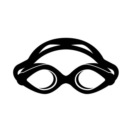 Swimming goggles icon symbol,illustration design template.のイラスト素材