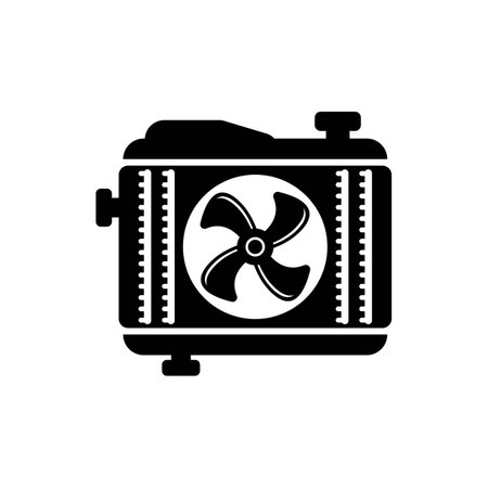 car radiator icon vector illustration symbol design eps 10のイラスト素材
